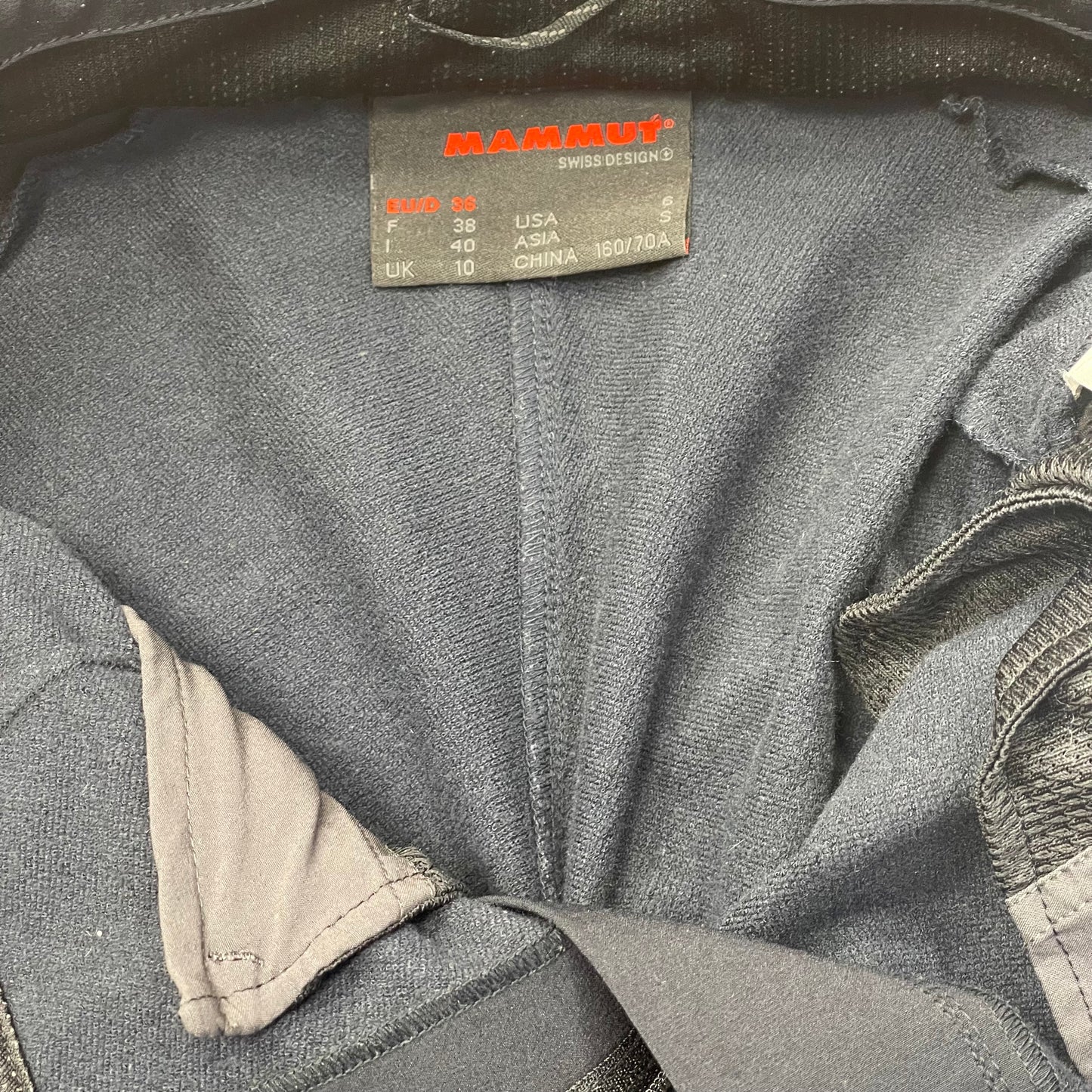 Touren Hose Mammut (S Damen) Softshell gefüttert schwarz