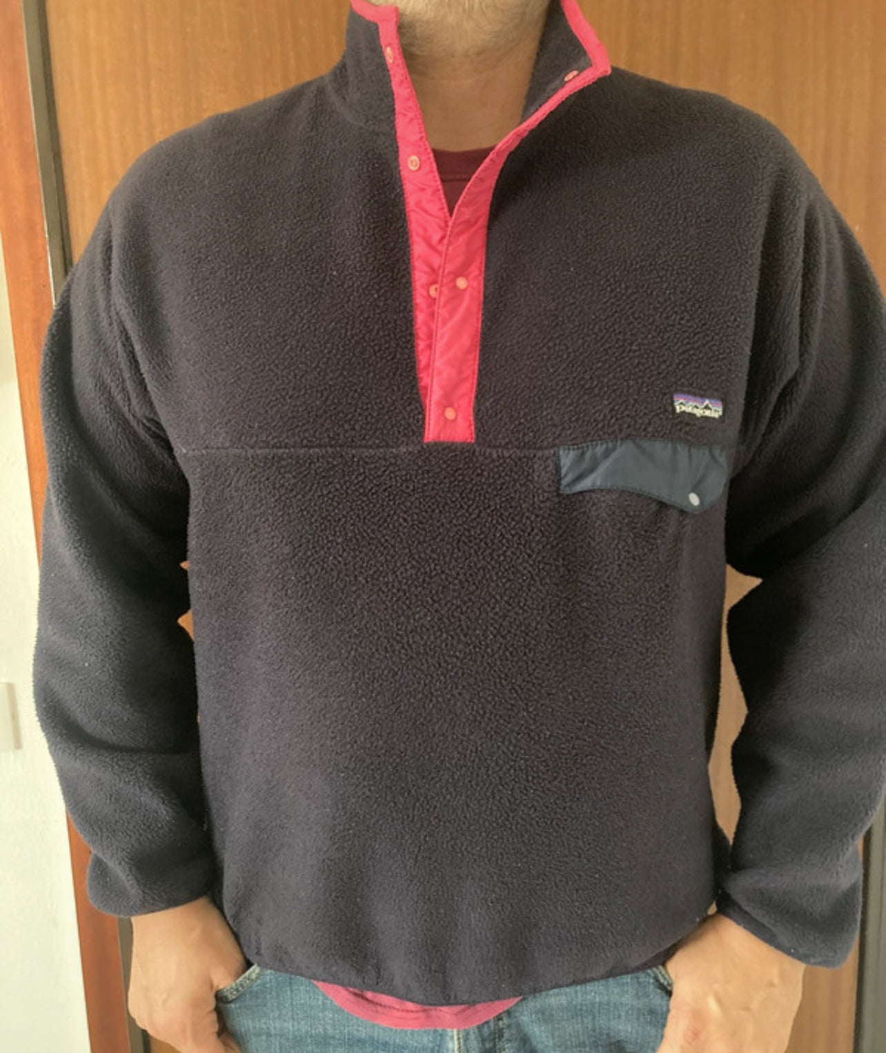 Patagonia Synchilla Fleece Pullover (XL) schwarz
