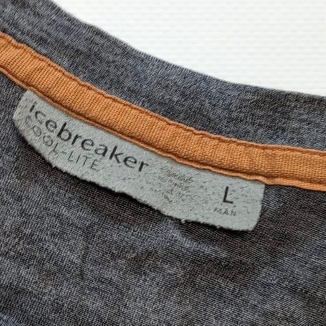 Merino T-Shirt von Icebreaker (L Herren) grau