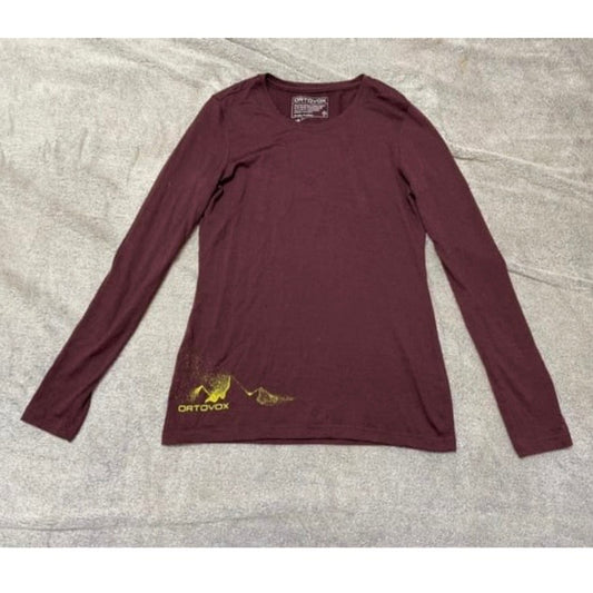Merino Longsleeve von Ortovox (M Damen) lila