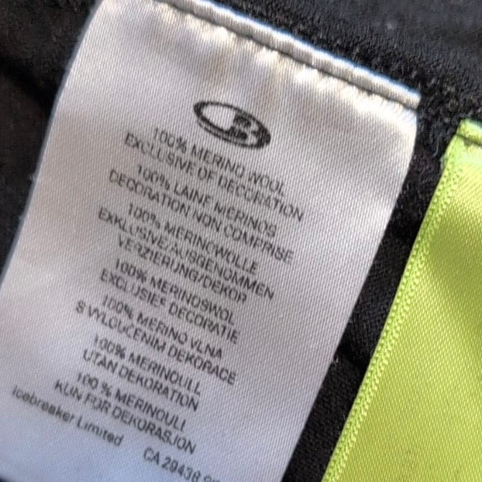 Merino 200 Longsleeve Icebreaker (M Damen) schwarz