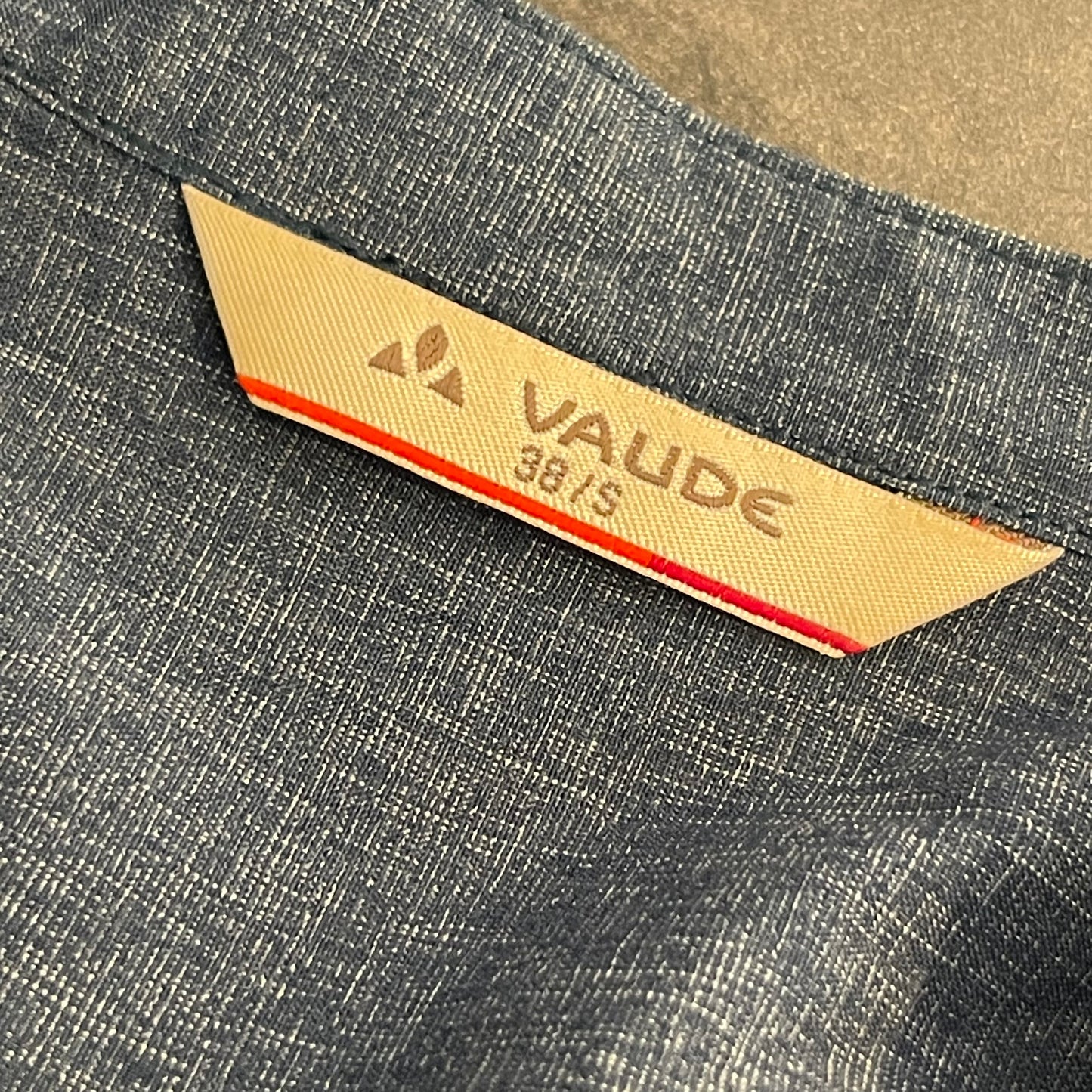 Rad / Wander Hemd von Vaude (M bis L Damen) blau schnelltrocknend