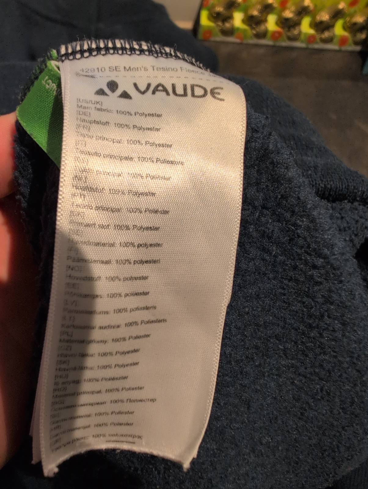 Fleece Jacke von Vaude (XXXL Herren: 58) blau - wanderlich.com