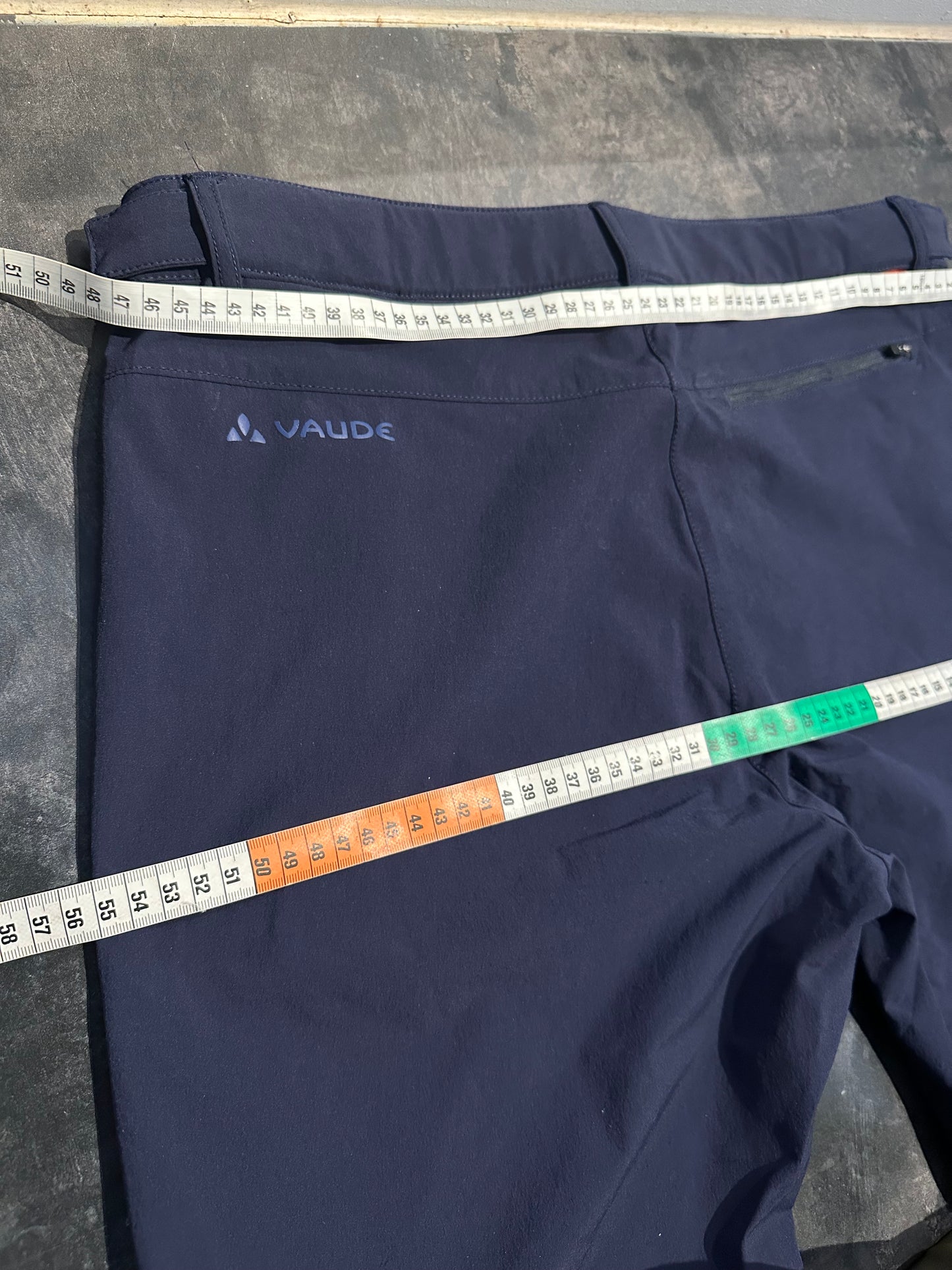 Zip Off Trekking Hose Vaude 2 in 1 (44/ XL Damen) marineblau
