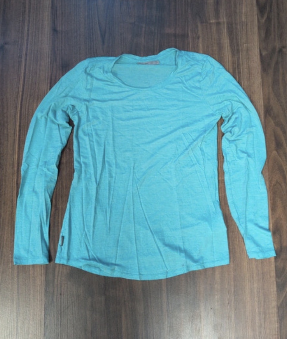 Longsleeve Icebreaker Merino (S Damen) türkis blau