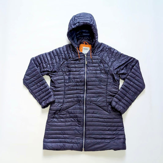 Lange Daunen Jacke von Mammut Eiger (L Damen) Parka dunkelblau