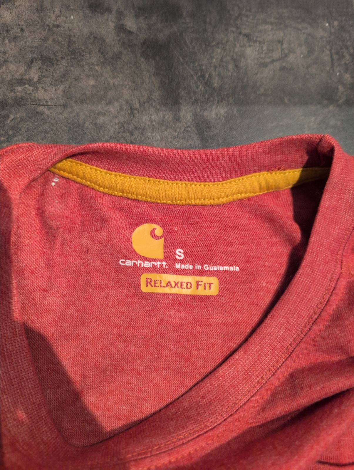 T-Shirt von Carhartt (S Herren) Baumwolle rot - wanderlich.com