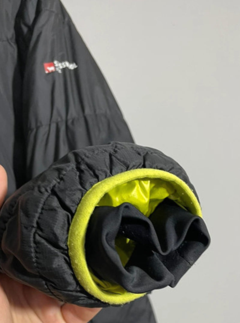 Wolle / Daunen Isolation Jacke Ortovox (L Herren) schwarz mit Kapuze