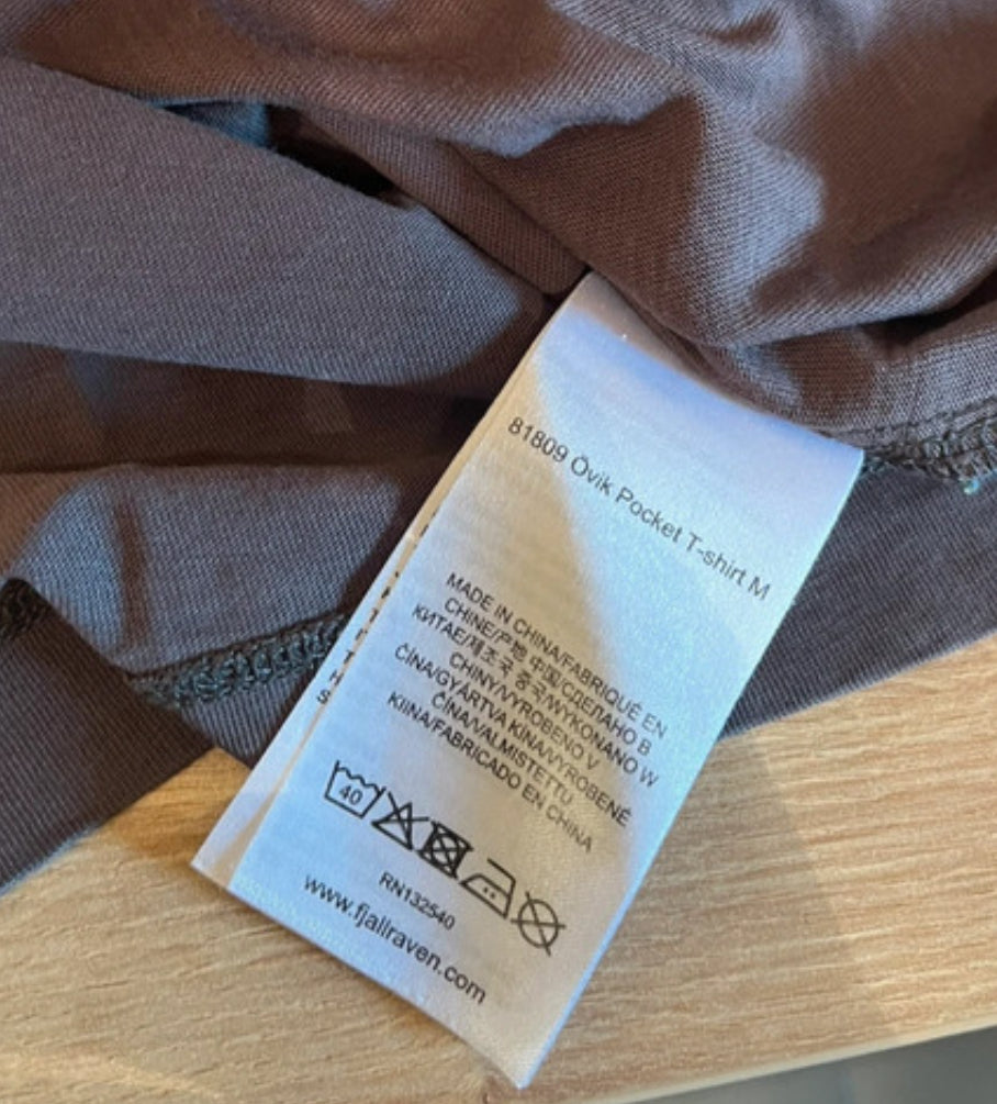 T-Shirt von Fjällräven (L Herren) pure Baumwolle braun