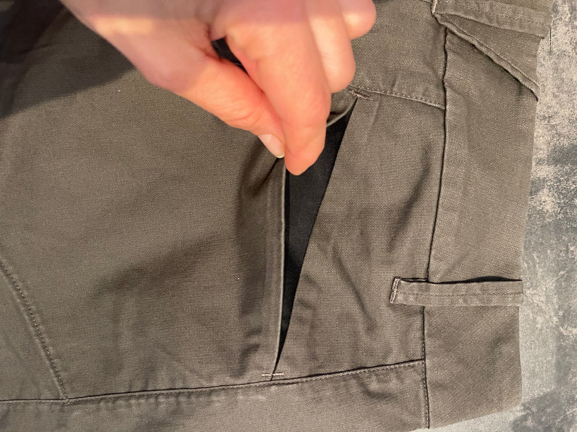 Outdoor Hose Arcteryx (M Damen) Cotton khaki grau - wanderlich.com