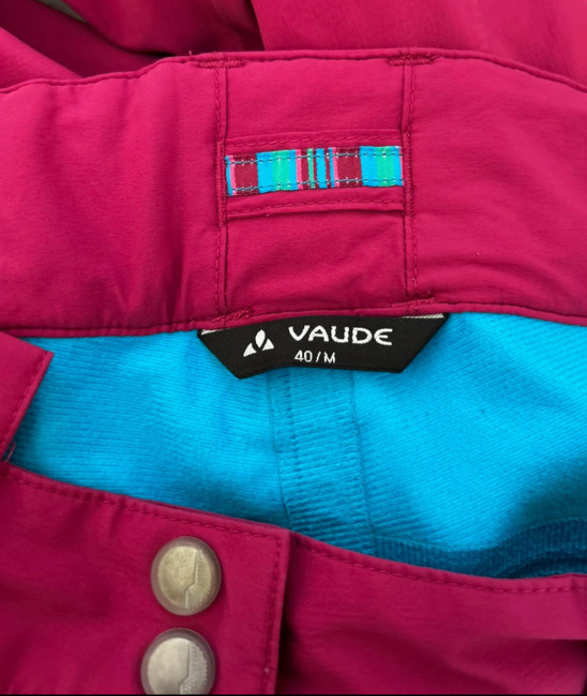 Skitouren Hose von Vaude (M/ L Damen) 3L Hardshell Magenta pink