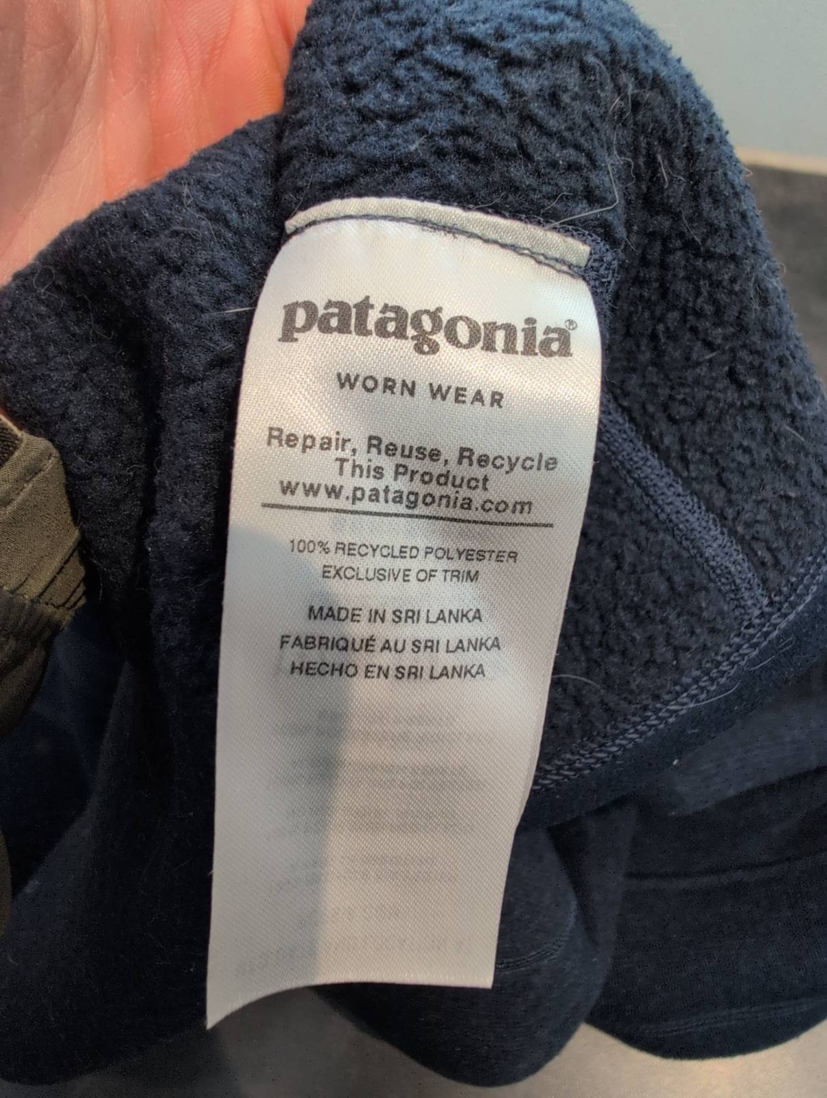 Weste Patagonia (S Damen) Better Fleece Strickoptik marineblau - wanderlich.com
