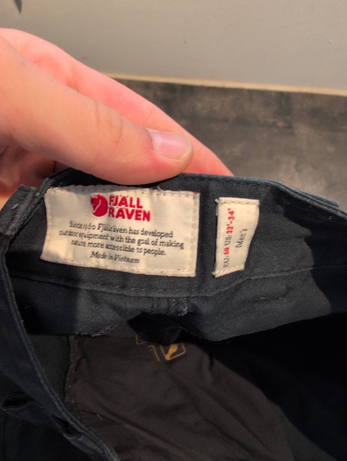 Fjällräven Barents Pro Hose (L /50 Herren) marineblau