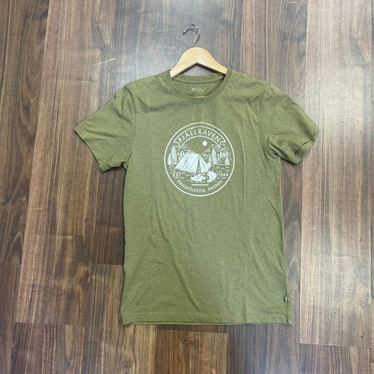 T-Shirt von Fjällräven (S Herren) Baumwolle khaki