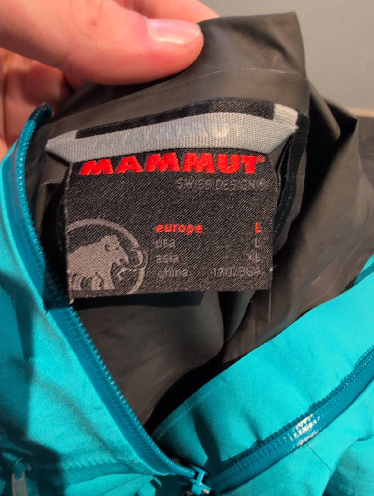 Leichte Hardshell Jacke von Mammut (L Damen) GoreTex blau
