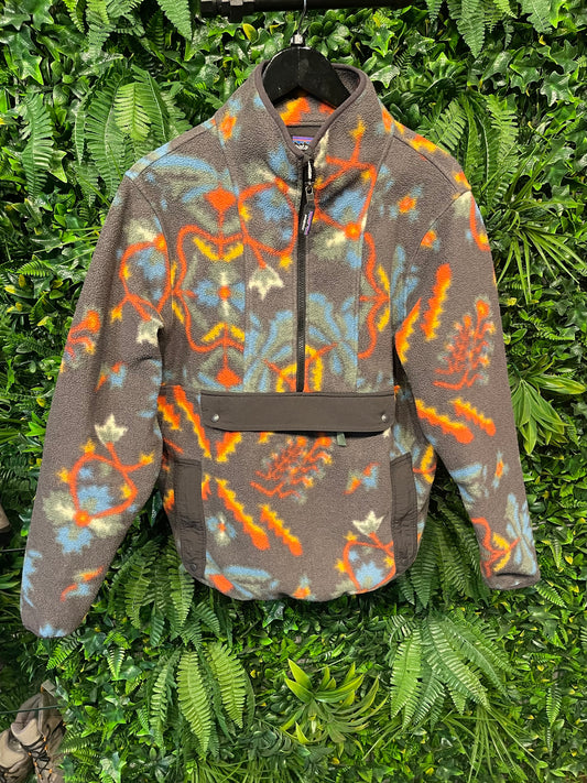 Zip Pullover Patagonia (S Herren / M Damen) Synchilla grau bunt