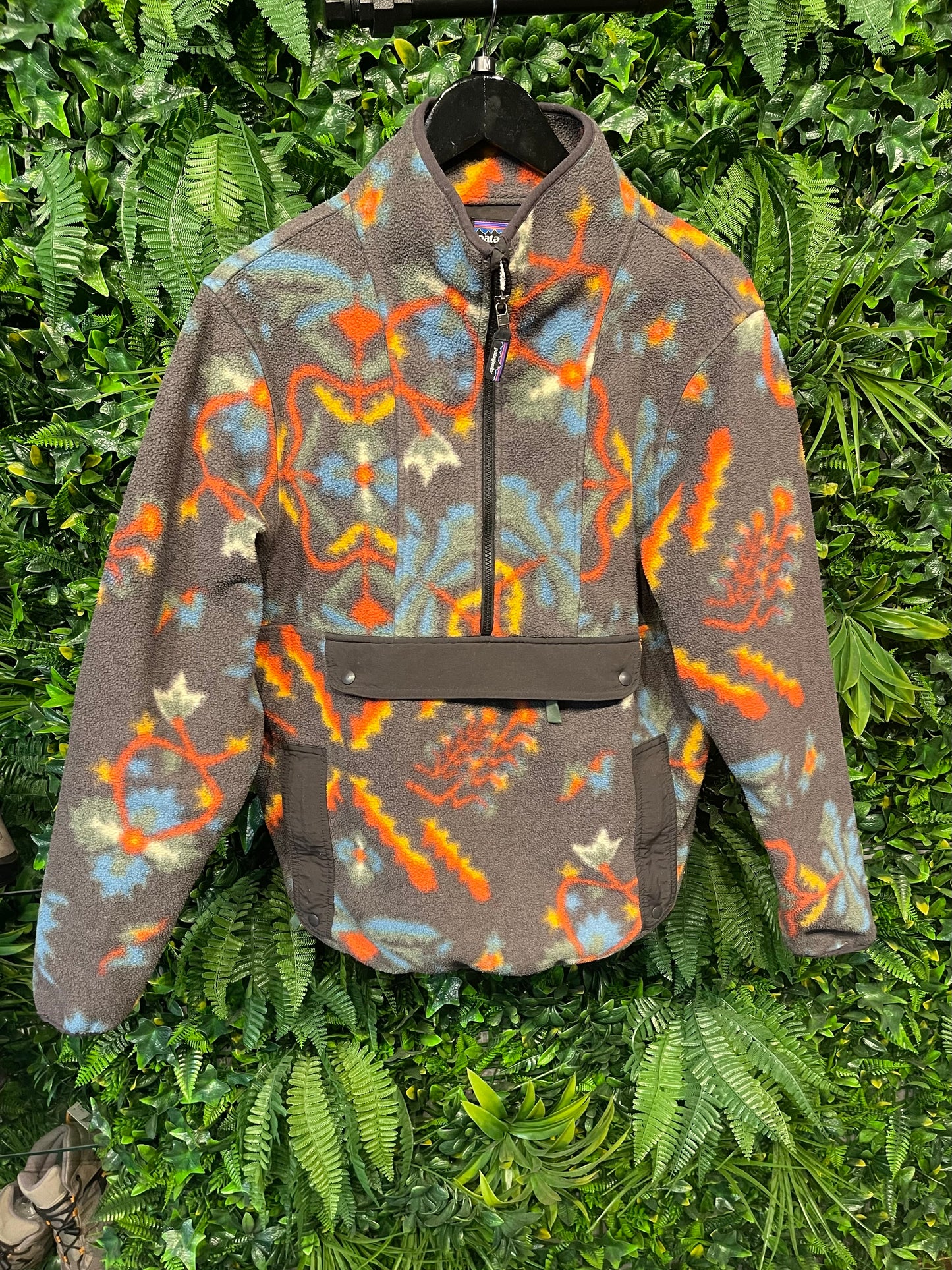 Zip Pullover Patagonia (XL Herren /XXL Damen) Synchilla grau bunt