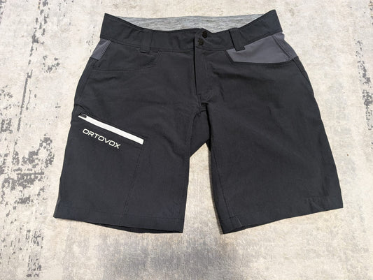 Shorts Ortovox (S Damen) kurze Hose schwarz grau