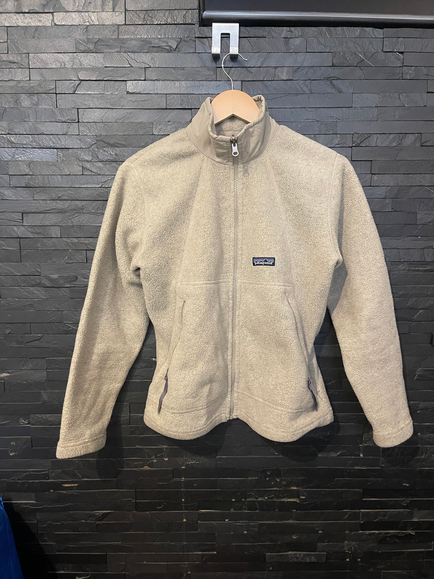 Patagonia Fleece Jacke warm synchilla (S Damen) beige