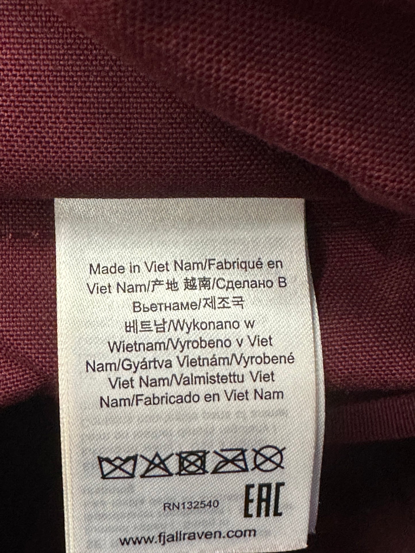 Tasche / Rucksack Fjällräven G-1000 Tote Bag No.1 Bordeaux