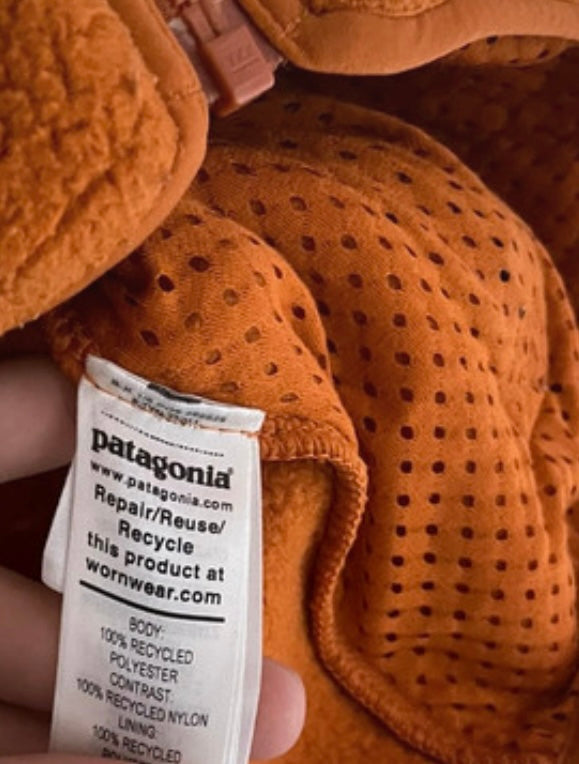 Patagonia Fleece Weste (L Herren) Synchilla orange