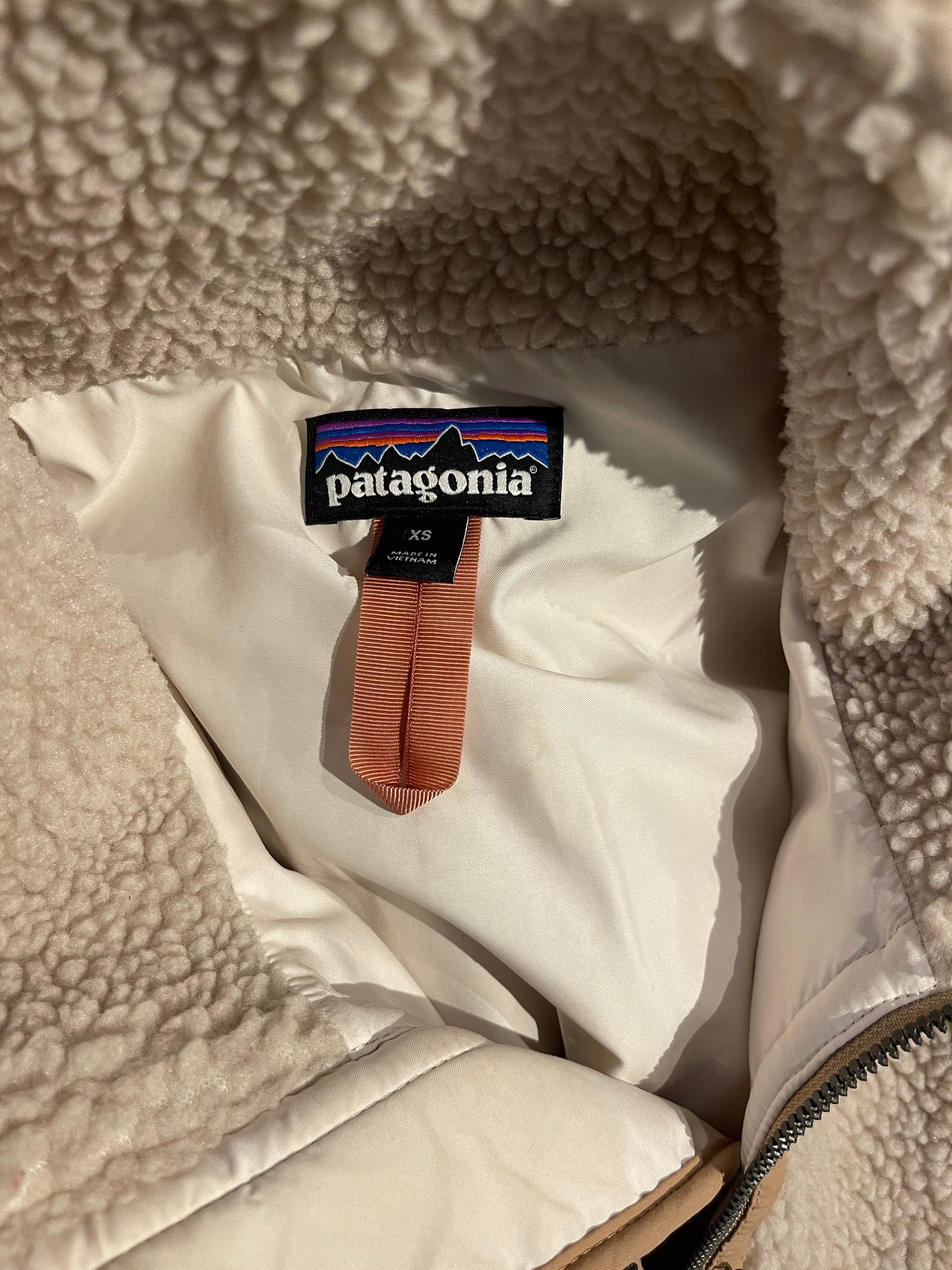 Teddy Jacke Patagonia (XS Herren / S Damen ) Retro Pile creme