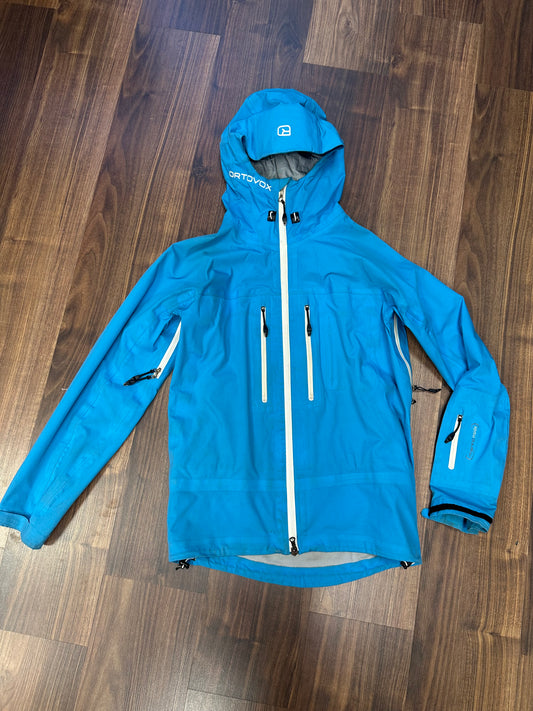 Ortovox 3L Hardshell Jacke (S Herren) Regenjacke blau