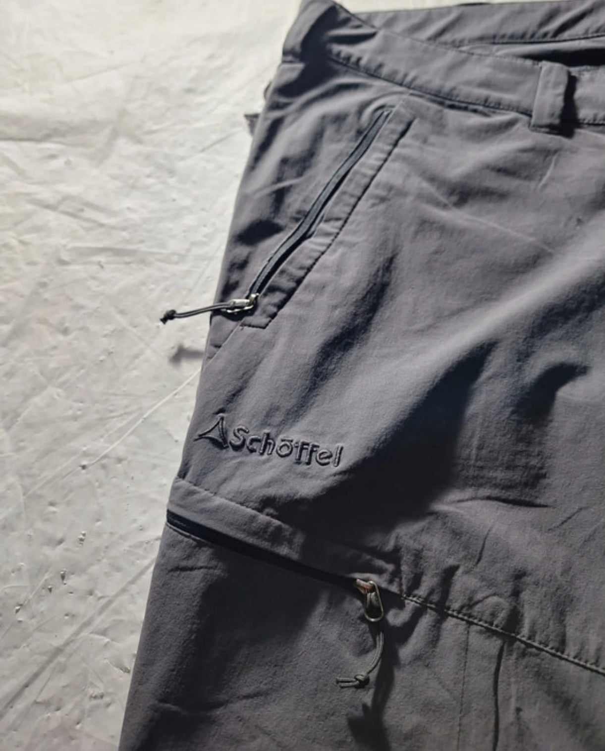 Leichte Outdoor Hose von Schöffel (XL Herren) grau