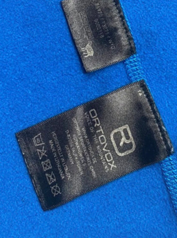 Jacke Ortovox Merino inside (S Herren) Zip Hoodie blau