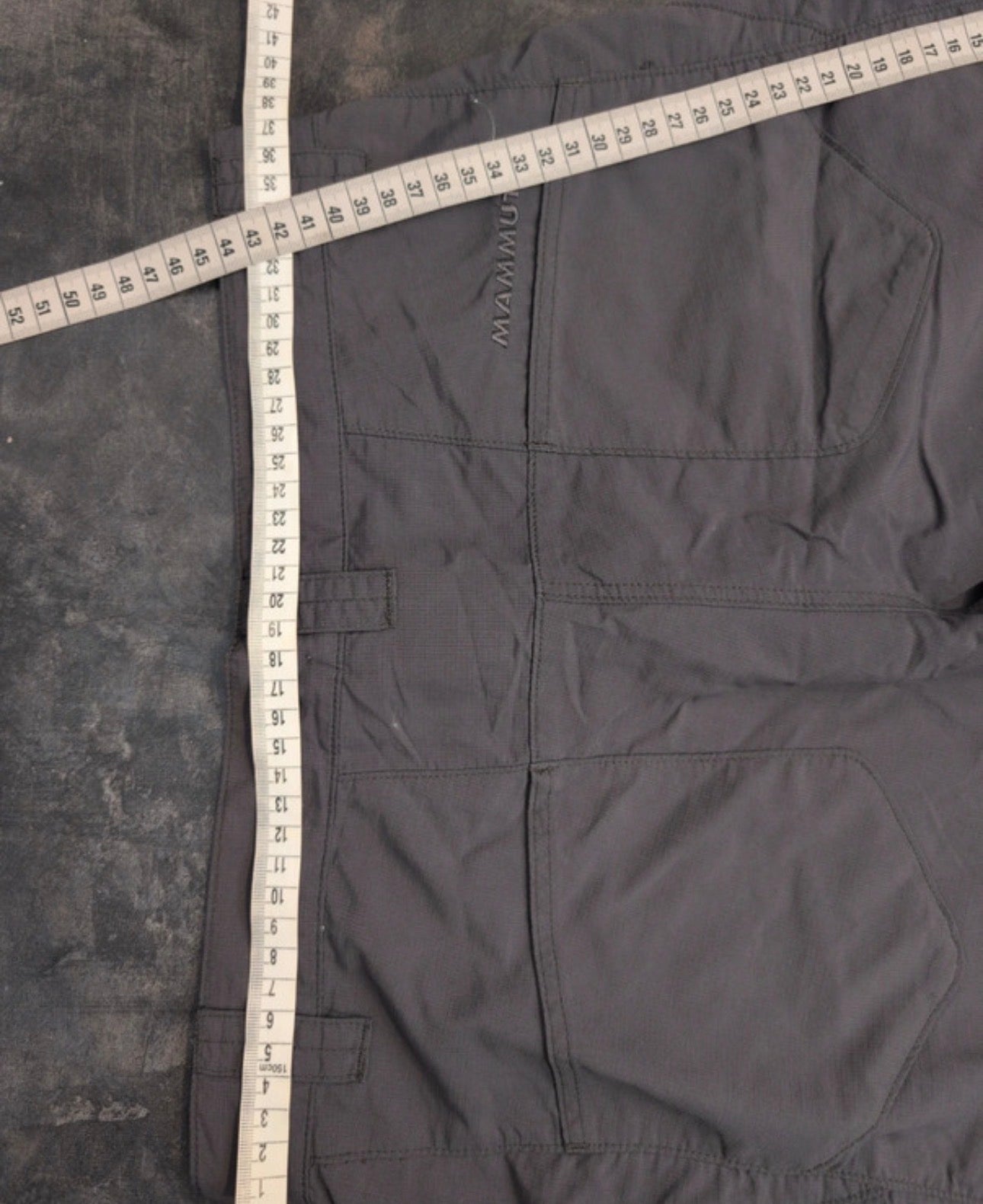 Shorts Mammut (S Damen) Kurze Hose Anthrazit grau