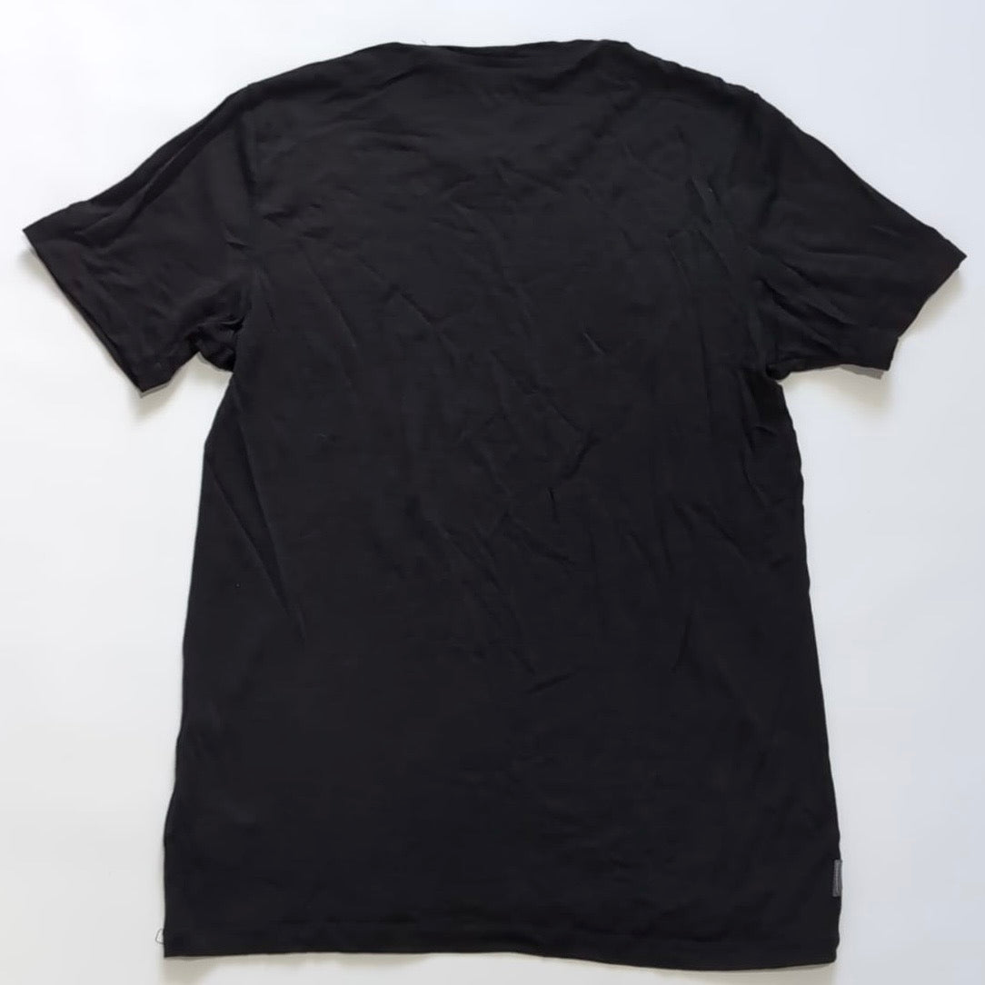T-Shirt von Icebreaker Merino (S Herren) schwarz Print Berge