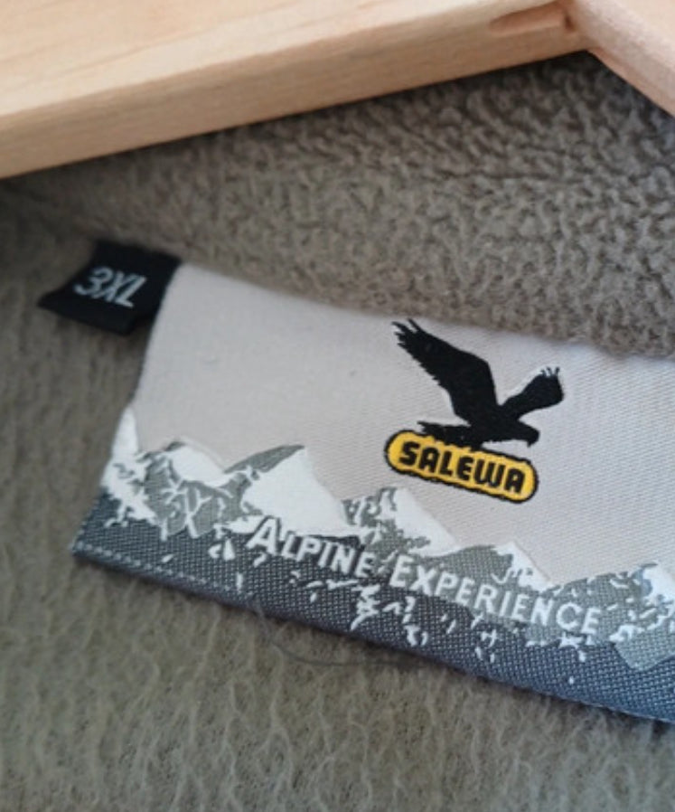 3in1 Jacke von Salewa (XXXL Herren) Regenjacke + Fleece grau