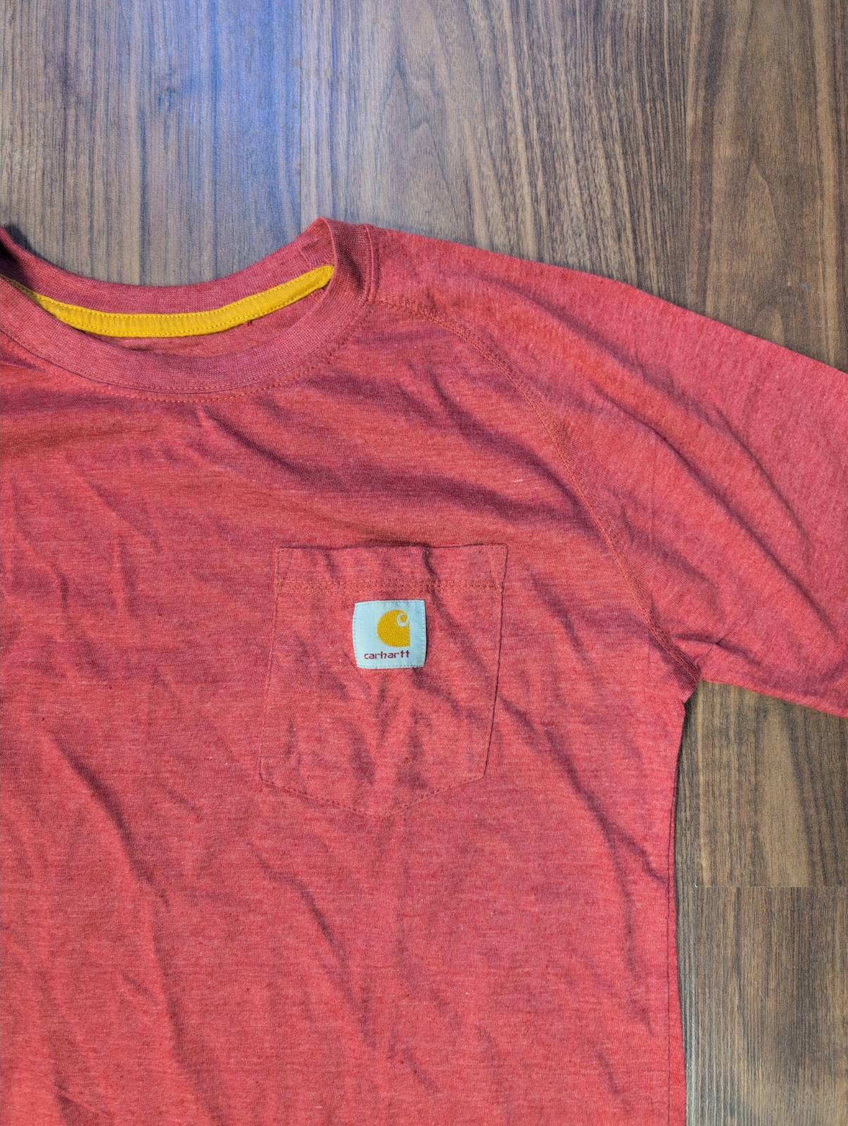 T-Shirt von Carhartt (S Herren) Baumwolle rot - wanderlich.com