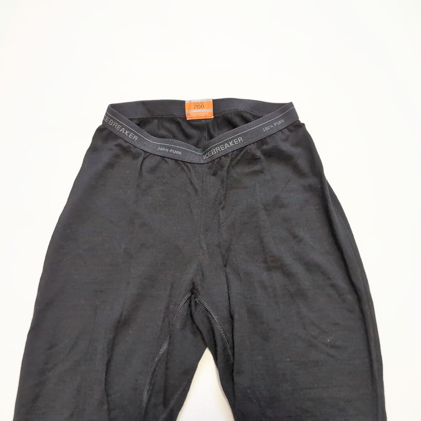 Lange Unterhose von Icebreaker Merino 200 (XS Damen) Leggins schwarz