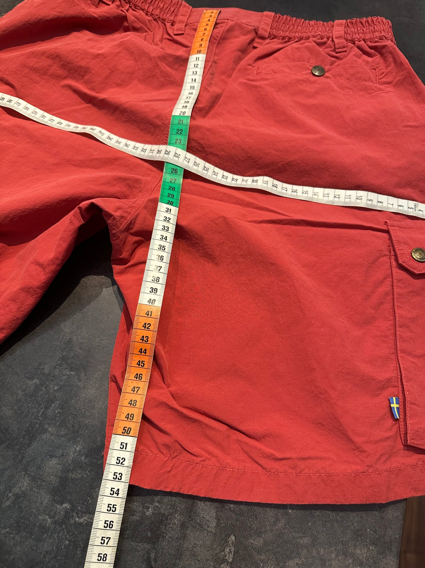 Shorts von Fjällräven (50 Herren / L) kurze Trekking Hose korallenrot