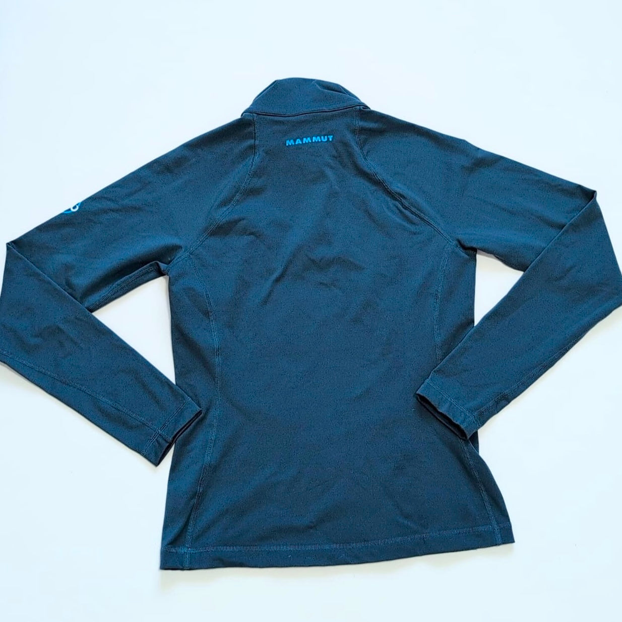 Longsleeve von Mammut (S Damen) neck-zip blau - wanderlich.com