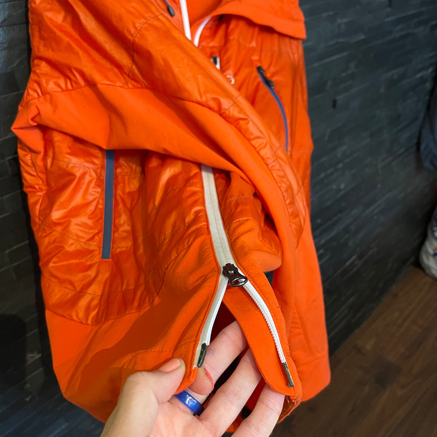 Ortovox Hybrid Jacke Merino inside (M bis L: 50 Herren) orange