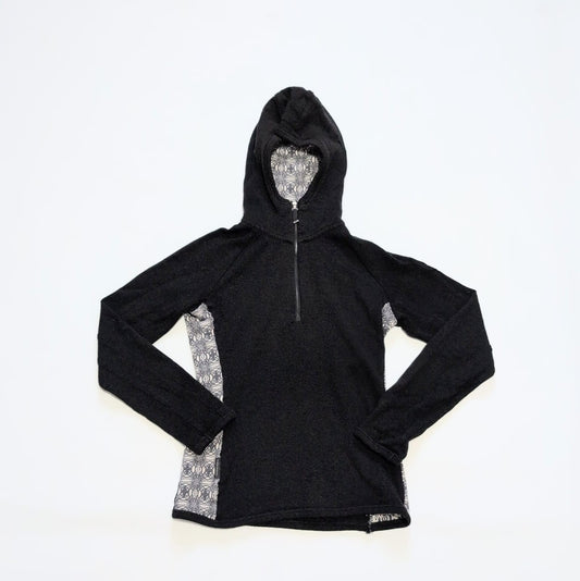 Longsleeve Icebreaker XS Merino 320 Zip Hoodie schwarz
