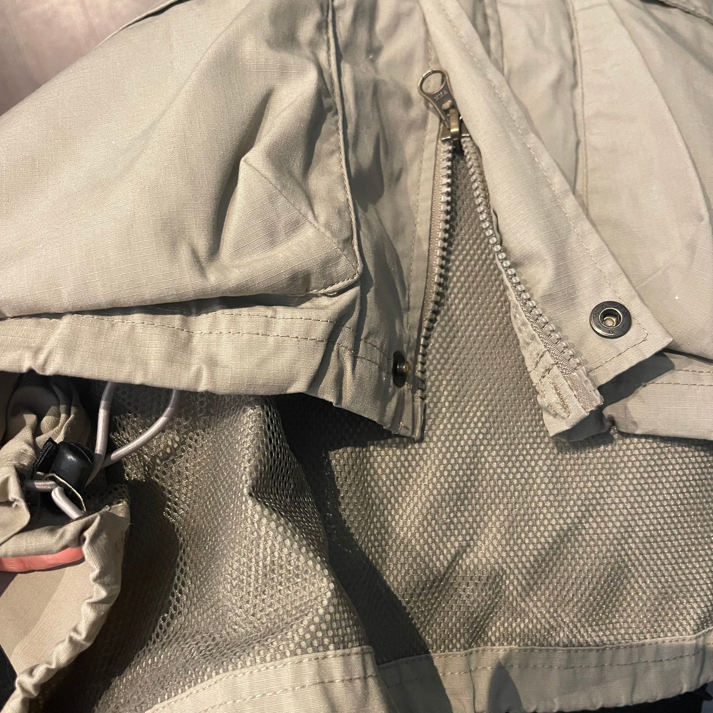 2in1 Jacke & Weste von Fjällräven G-1000 (XL Herren) beige