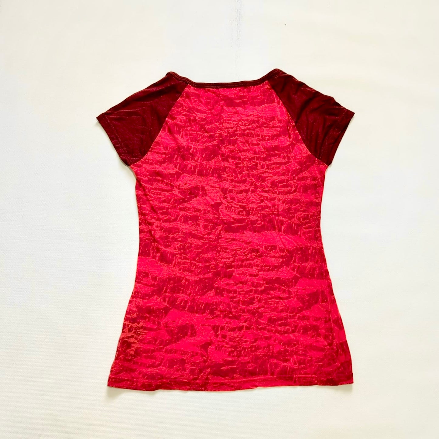 Merino T-Shirt Ortovox (Damen M) rot mit Print