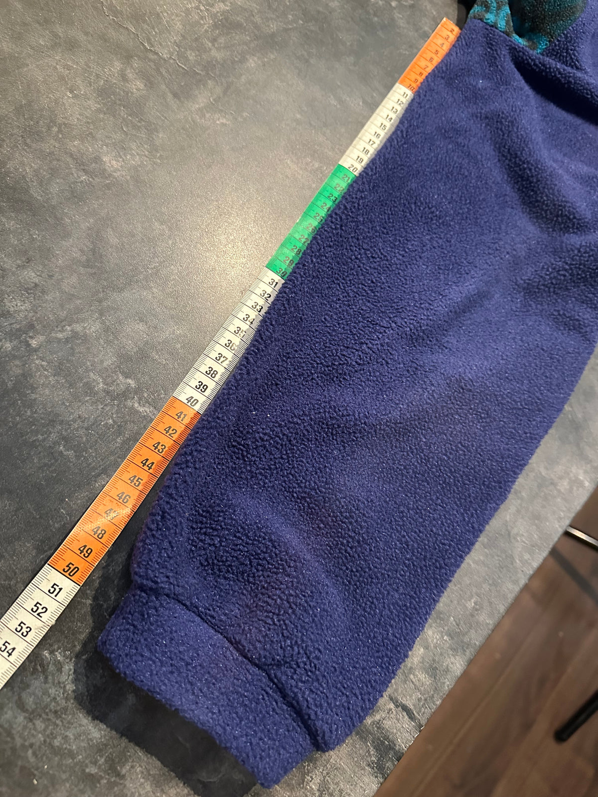 Vintage Fleece Pullover von Salewa (XL Unisex) blau bunt - wanderlich.com
