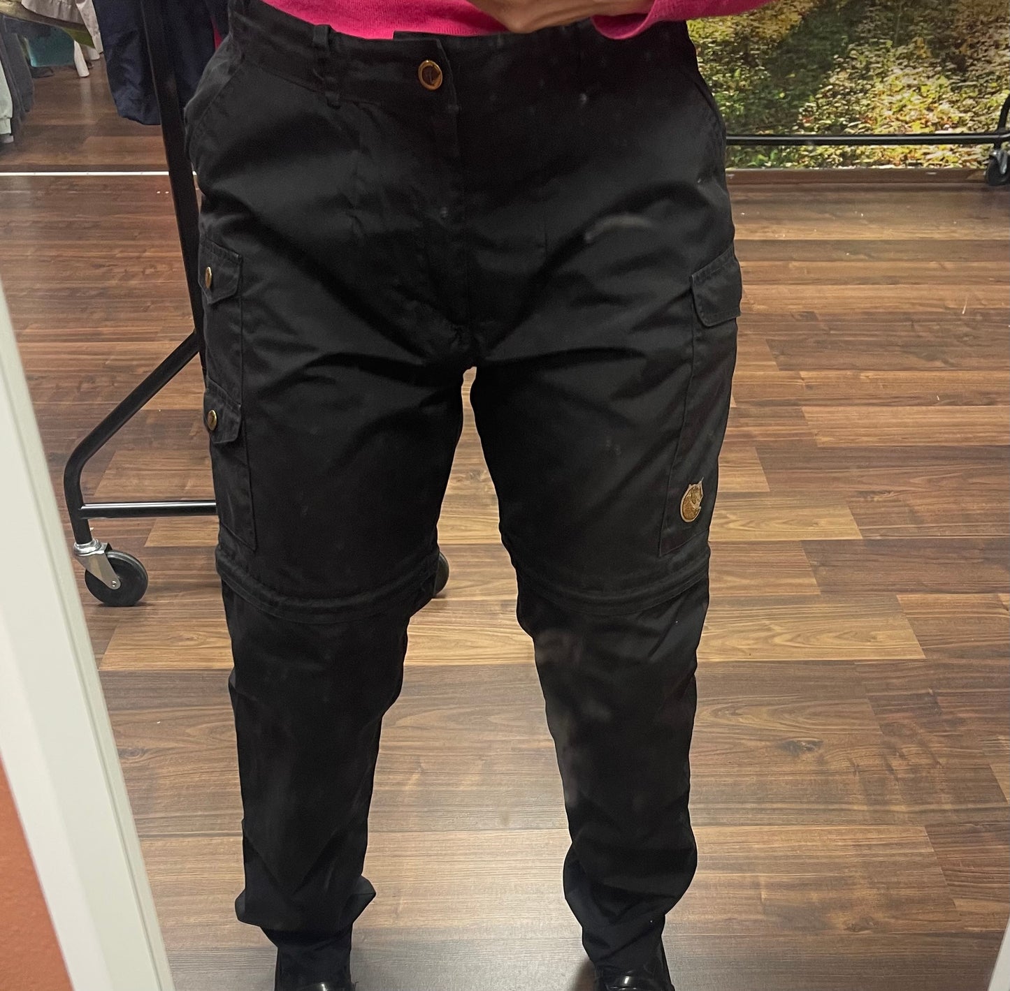 Zip-off Hose von Fjällräven (L Damen) schwarz