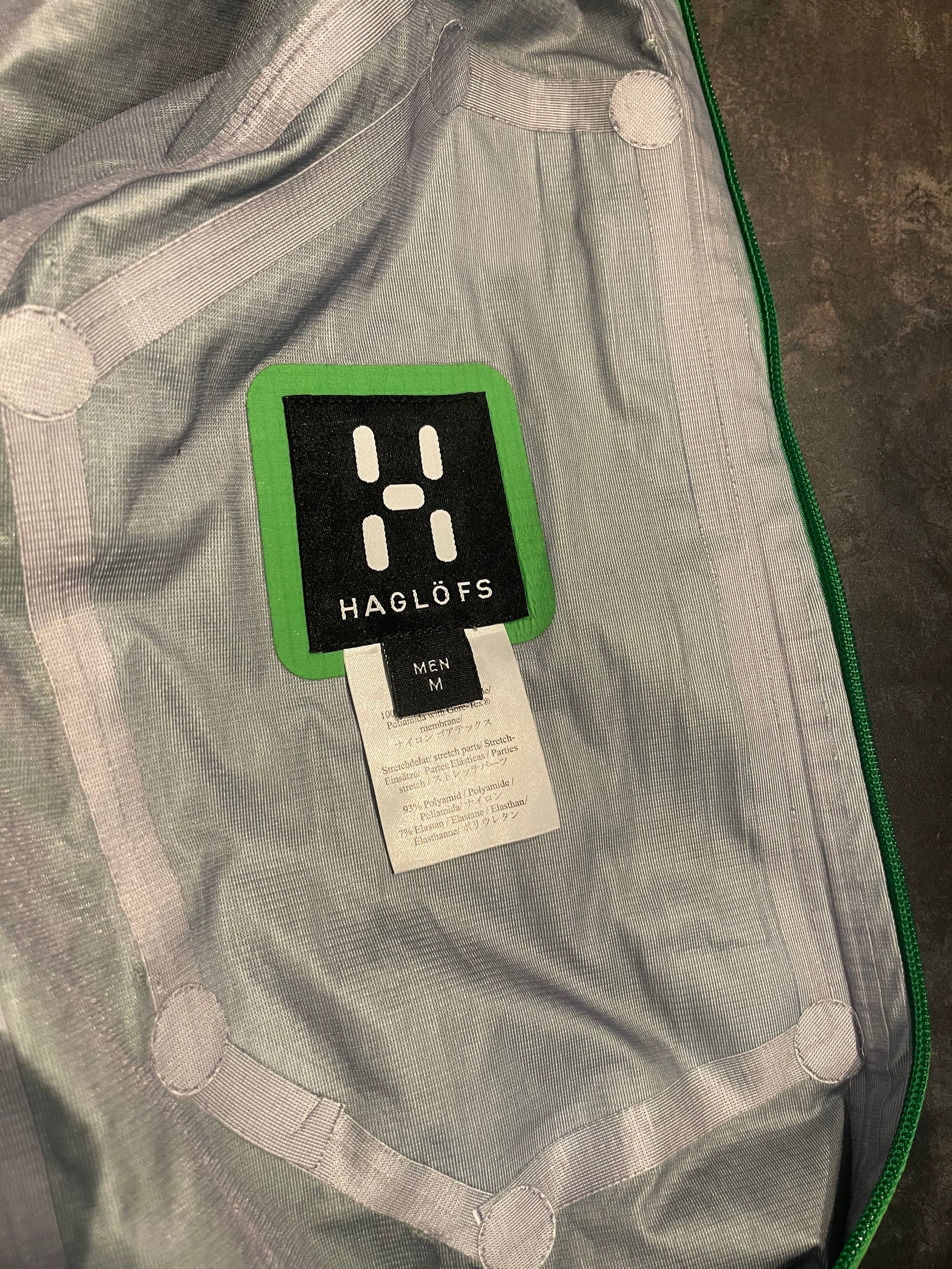 Ultraleichte Regen Jacke von Haglöfs (M Herren) Goretex grün - wanderlich.com