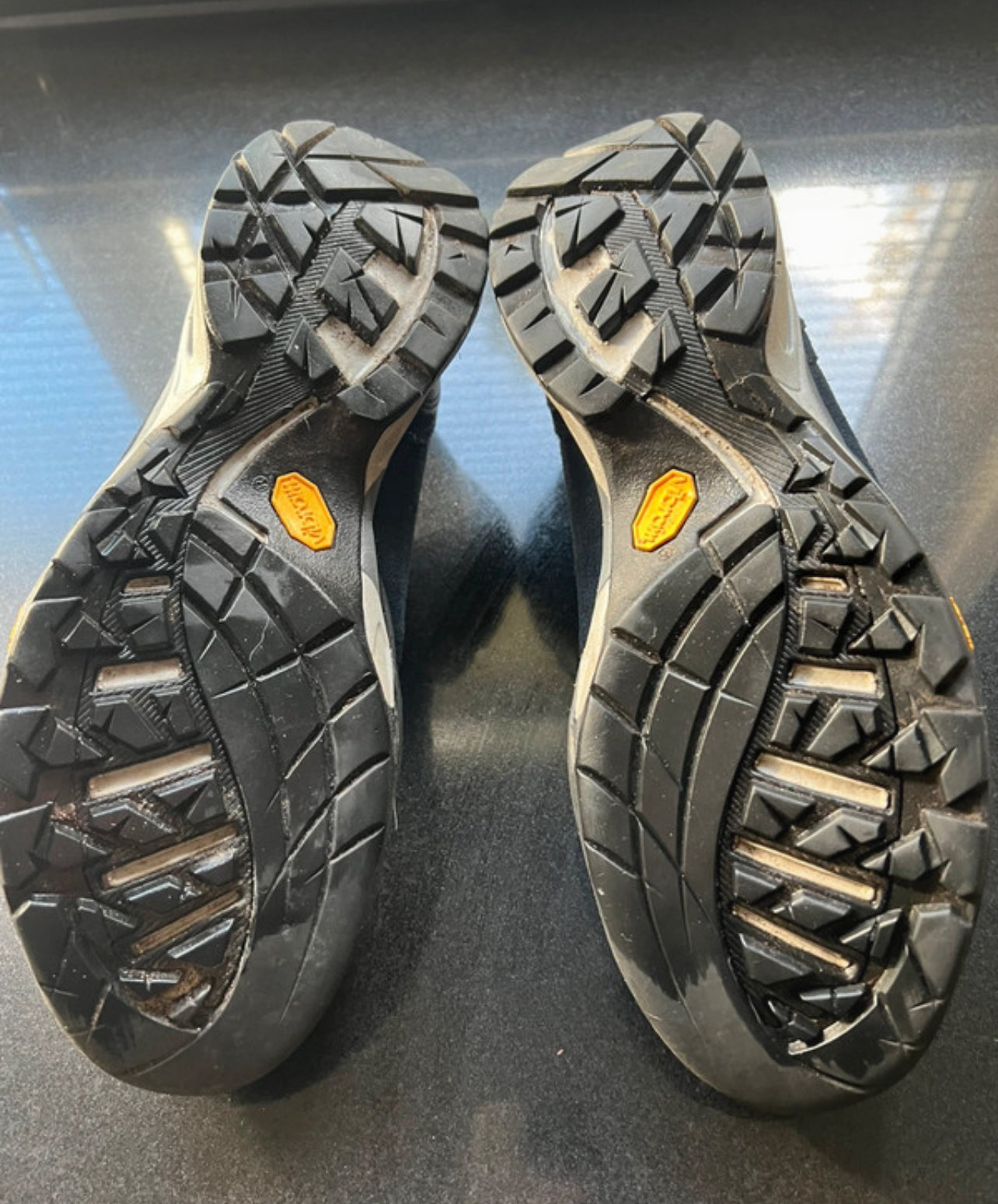 Meindl Schuhe 43 schwarz dunkelblau mit Rohleder