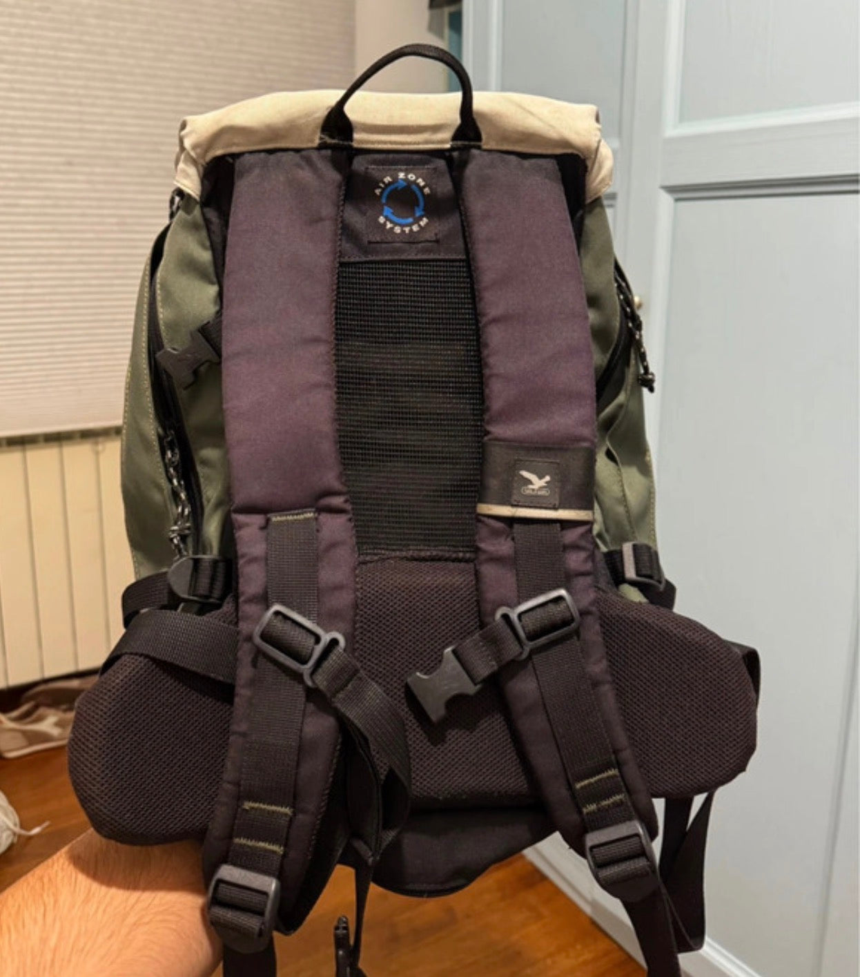 Rucksack von Salewa 30 Liter AirZone Rücken khaki