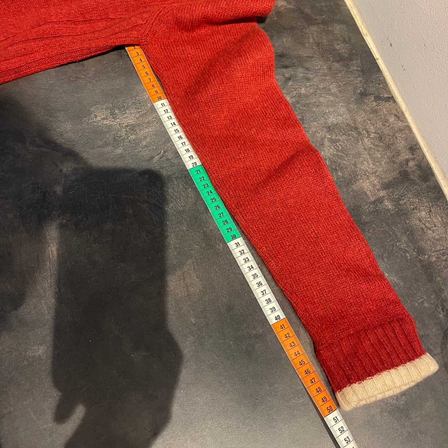 100% Wolle Pullover von Fjällräven ( Damen M ) rot