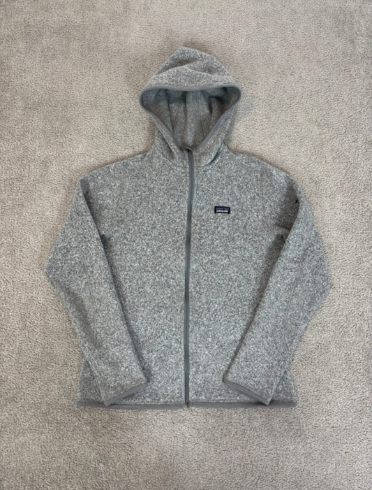 Patagonia Fleece Jacke (M Damen) Better Sweater Hoodie grau