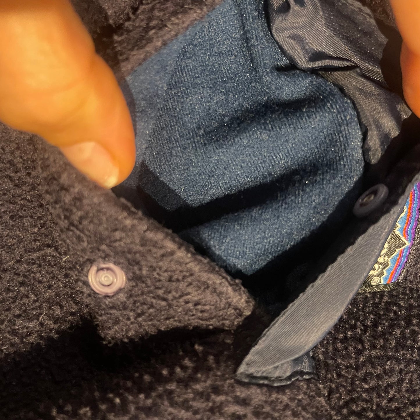 Patagonia Synchilla Fleece Pullover (XL) schwarz