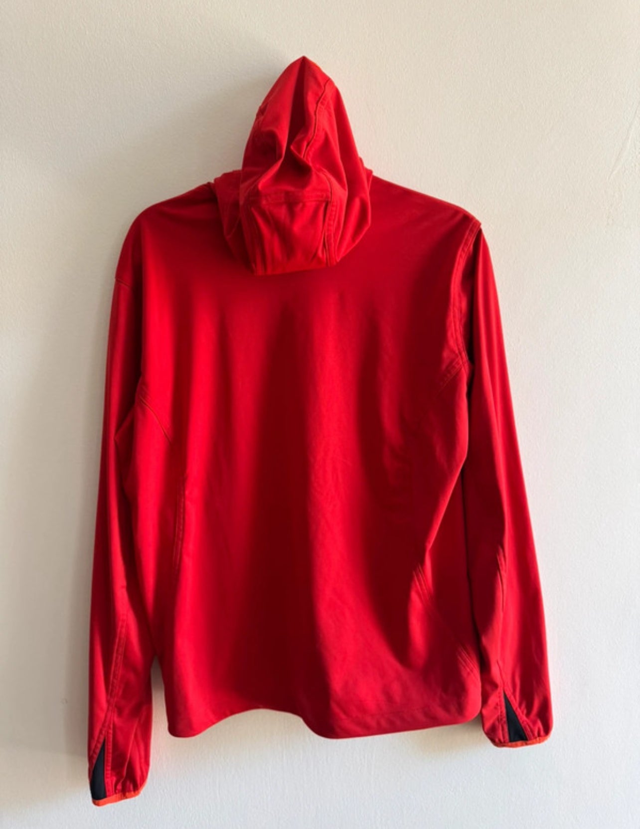 Sweat Jacke Vaude (M Herren) leichtes Softshell Hoodie rot