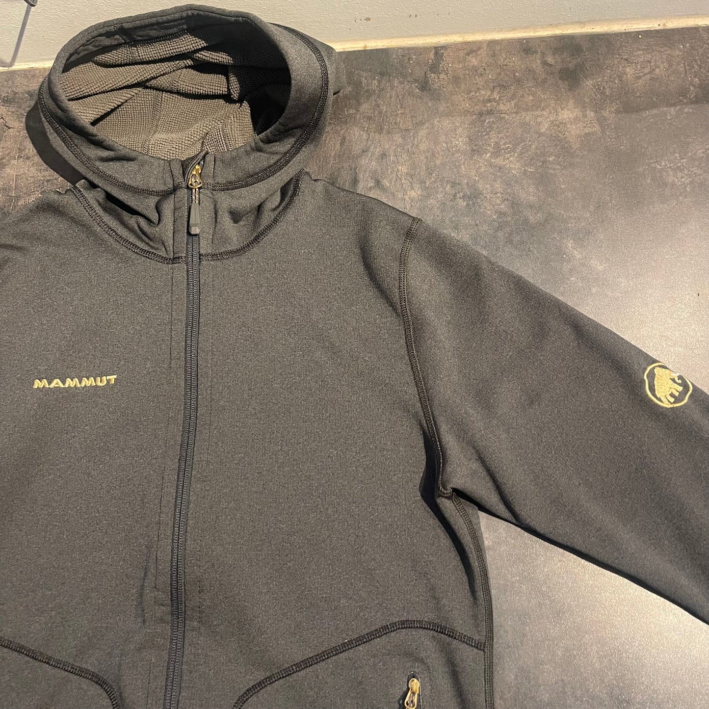 Fleece Jacke von Mammut Zermatt (S Herren) Sweatshirt Hoodie dunkelgrau